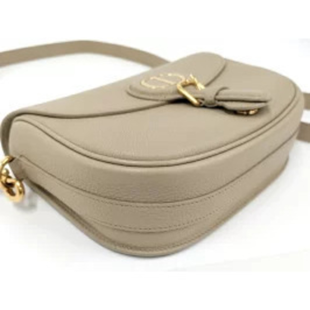 Christian Dior Boy Shoulder Bag Leather Beige - Picture 3 of 9